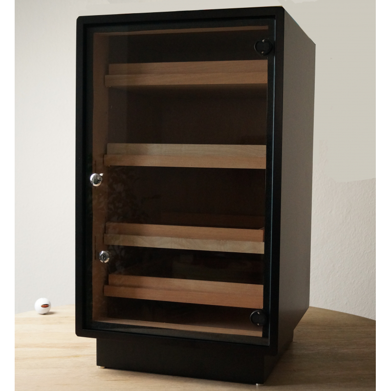 Professional Cigar Humidor with Angelo Humidifier and Digital Hygrometer for ca 1200